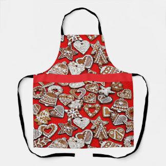 Christmas biscuits apron