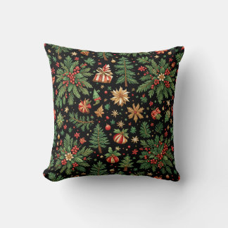 Christmas Black Cushions