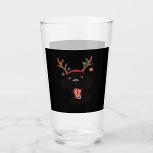 Christmas Black Lab Essential T-Shirt Glass