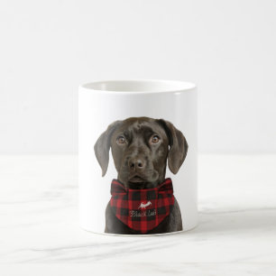  Christmas Black Lab Holiday Dog  Coffee Mug