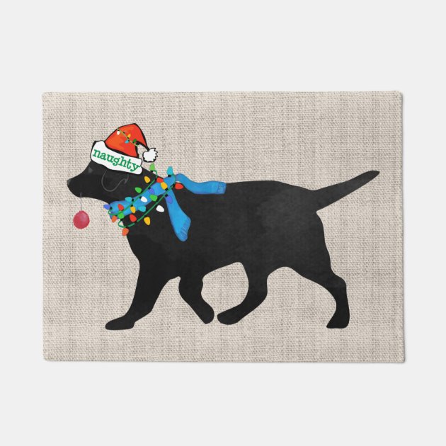 black lab doormat