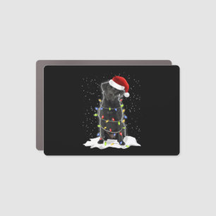 Christmas Black Labrador Dog Lover Sweate Shirt An Car Magnet