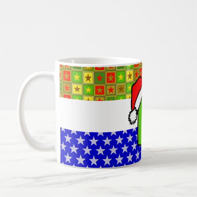 Christmas Blackboard + your Text or Image Coffee Mug (Left)