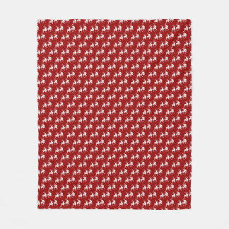Christmas Blanket Holiday Reindeer Fleece Blanket
