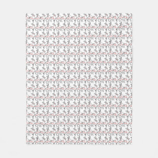Christmas Blanket Holiday Reindeer Fleece Blanket