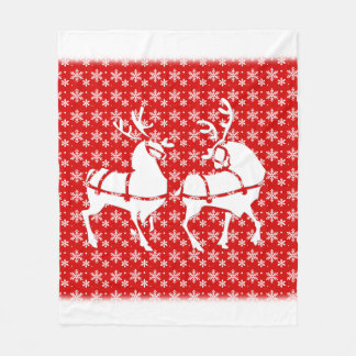 Christmas Blanket Holiday Snowflake Fleece Blanket