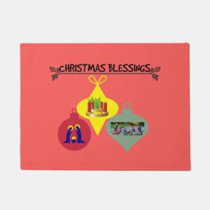 Christmas Blessing  Doormat