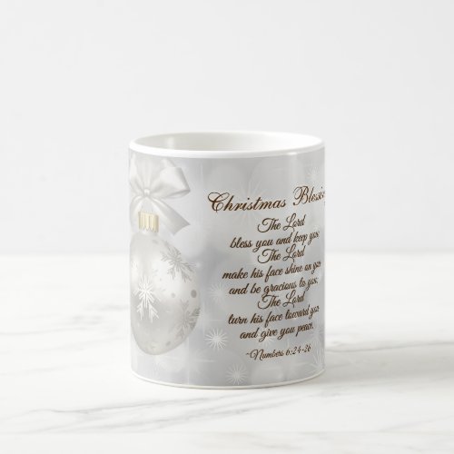 Christmas Blessing Lord Bless You Numbers 624_26 Coffee Mug