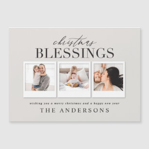 Christmas blessing multi photo holiday