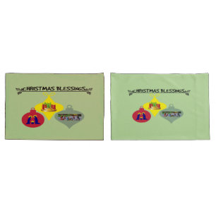 Christmas Blessing Pillow Case