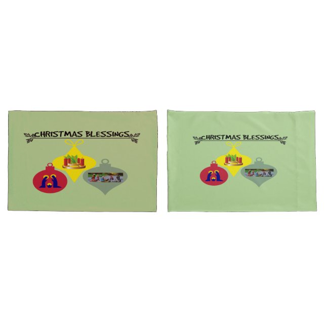Christmas Blessing Pillow Case (Back-Set)