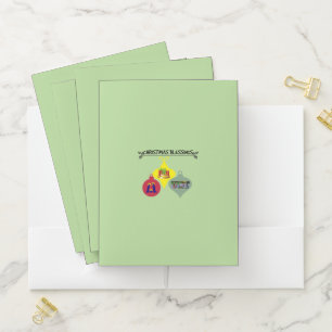 Christmas Blessing Pocket Folder