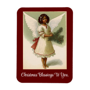 Christmas Blessings Angel Flexible Magnet