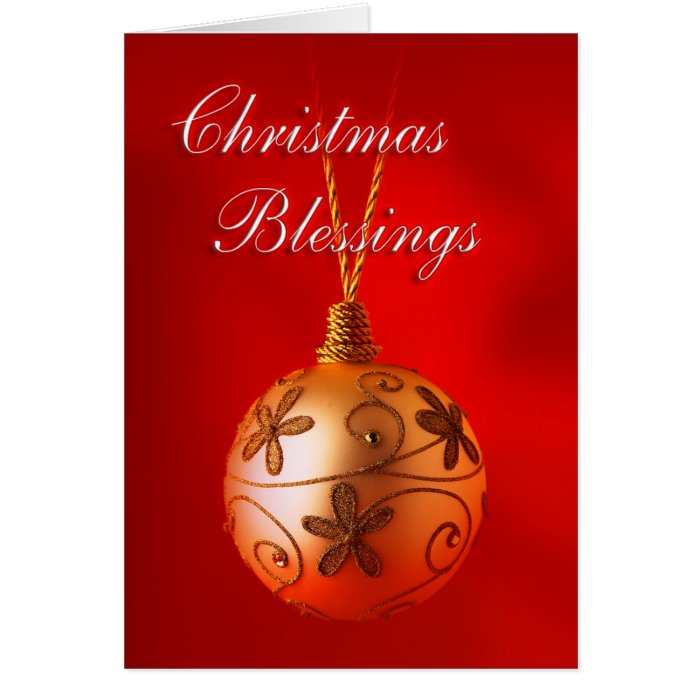 Christmas Blessings Greeting Cards