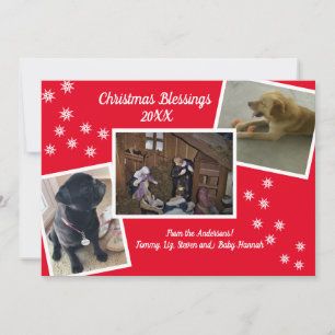 Christmas Blessings Holiday Card