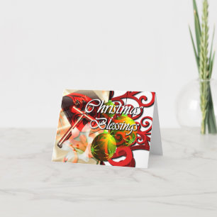 Christmas Blessings Holiday Card