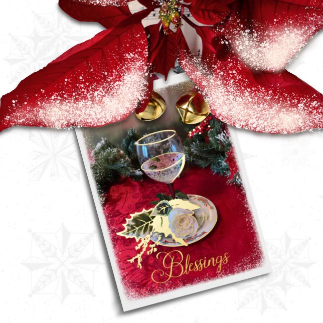 Christmas Blessings Letter Card (Creator Uploaded)