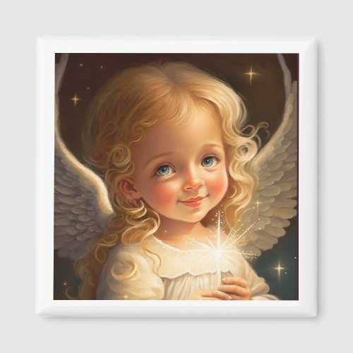 Christmas Blessings Little Angel Gift  Magnet