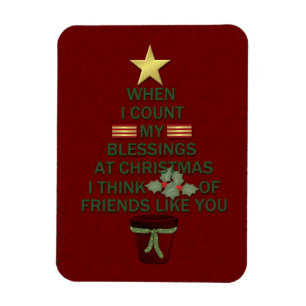 Christmas Blessings Magnet