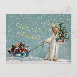 Christmas Blessings Postcard