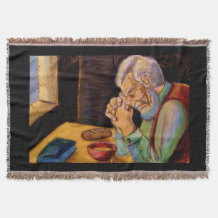 CHRISTMAS BLESSINGS TO ALL THROW BLANKET
