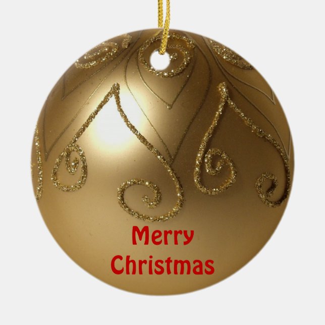 Christmas Blessings Xmas Season Ornament (Front)