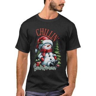 Christmas Bliss Snowman Apparel T-Shirt