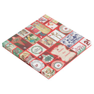 Christmas Block Advent Illustration Square Art