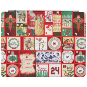 Christmas Block Advent Illustration Square Art iPad Smart Cover