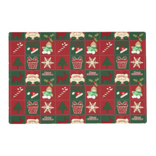 Christmas Blocks-PAPER PLACEMAT