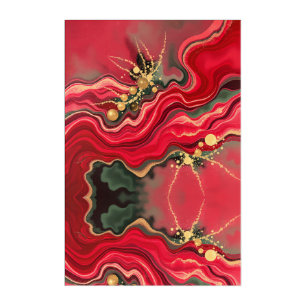 Christmas Bloom Frequencies – Acrylic Light Portal Acrylic Print