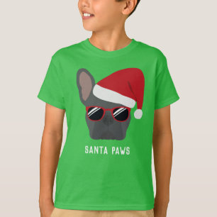Christmas Blue French Bulldog T-Shirt