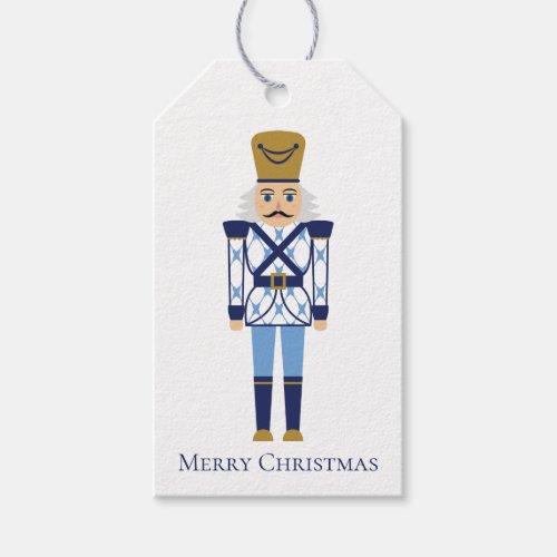 Christmas Blue Nutcracker Gift Tags  Gift Tags