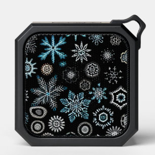 Christmas Blue Snowflakes Bluetooth Speaker