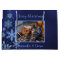 Christmas blue snowflakes photo