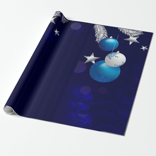 Christmas Blue Wrapping Paper (Creator Uploaded)