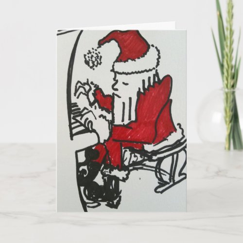 Christmas Blues Piano Holiday Card