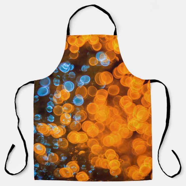 Christmas bokeh lights apron (Front)