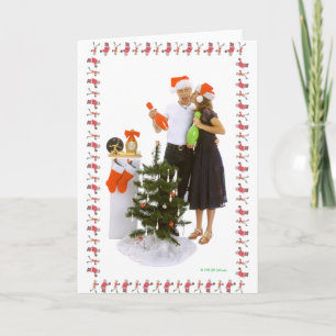 Christmas Boliches Lovers Holiday Card
