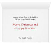 Christmas Bonnet - Vintage Card (Inside Horizontal (Bottom))