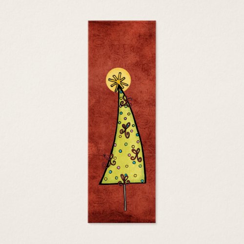 Christmas Bookmarks Business Card Templates