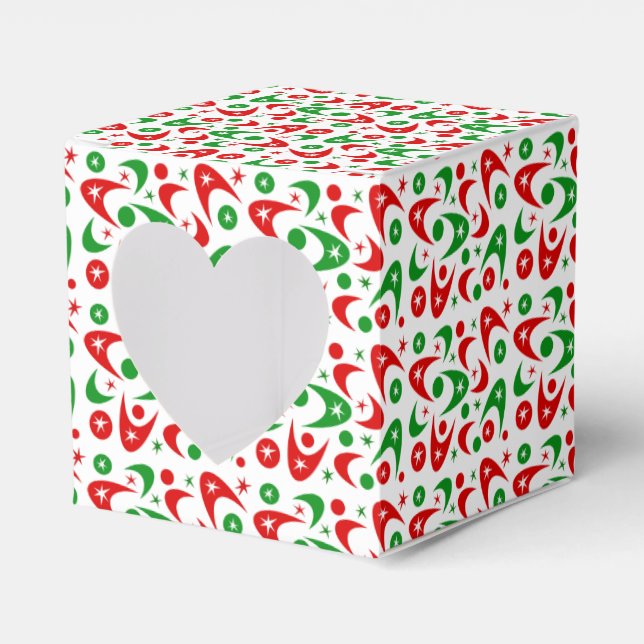Christmas Boomerangs Favor Boxes (Front Side)
