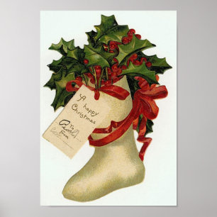 Christmas Boot Poster