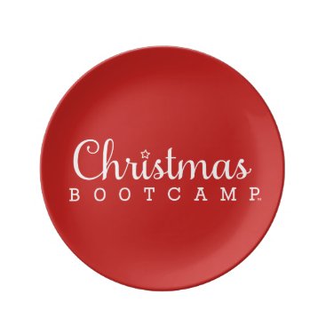 Christmas Bootcamp Plate | Red Christmas Bootcamp Plate | Red