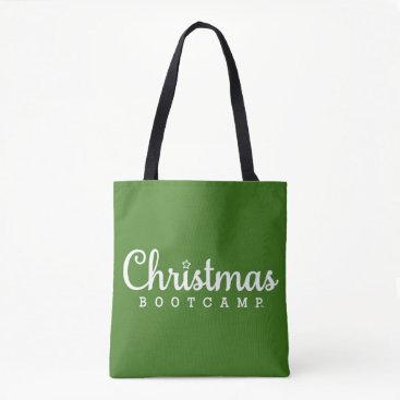 Christmas Bootcamp Tote Bag | Green Christmas Bootcamp Tote Bag | Green