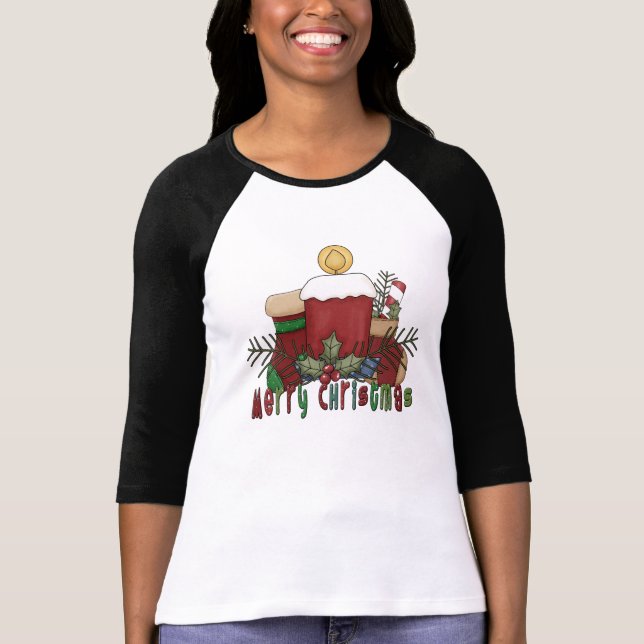 Christmas Boots T-Shirt (Front)