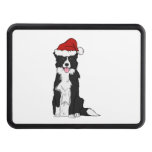 Christmas Border Collie   Hitch Cover