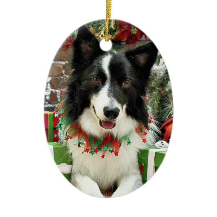 Christmas   Border Collie   Jessup Christmas Ornaments