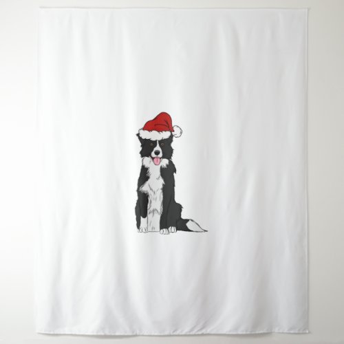 Christmas Border Collie   Tapestry