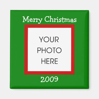 Christmas Border - Merry Christmas Magnet